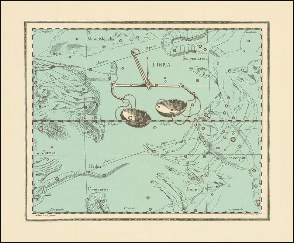 Anonymous - Constellation map – Libra