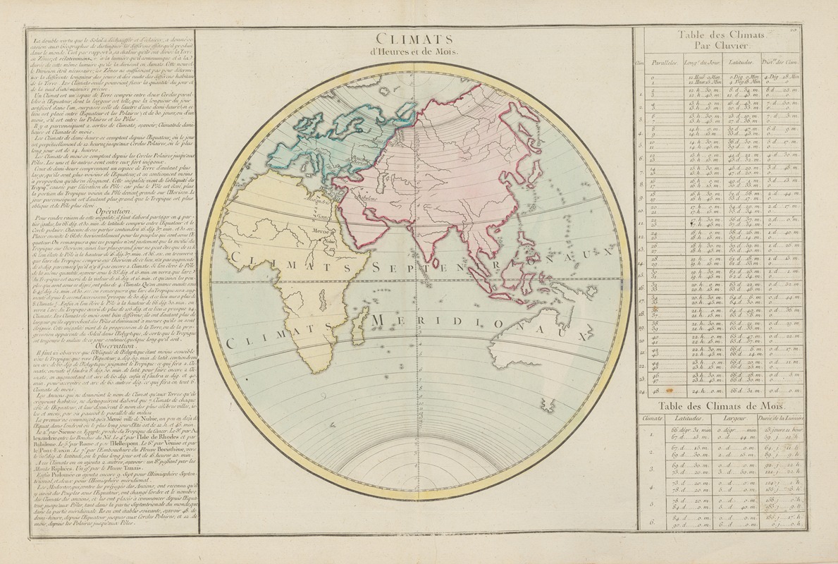 Claude Buy de Mornas - Atlas methodique et elementaire de geographie Pl.18