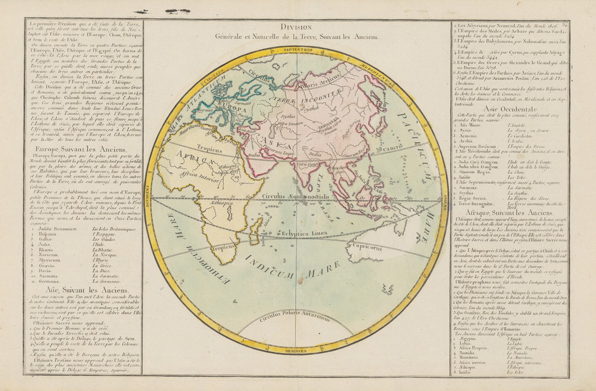 Claude Buy de Mornas - Atlas methodique et elementaire de geographie Pl.25