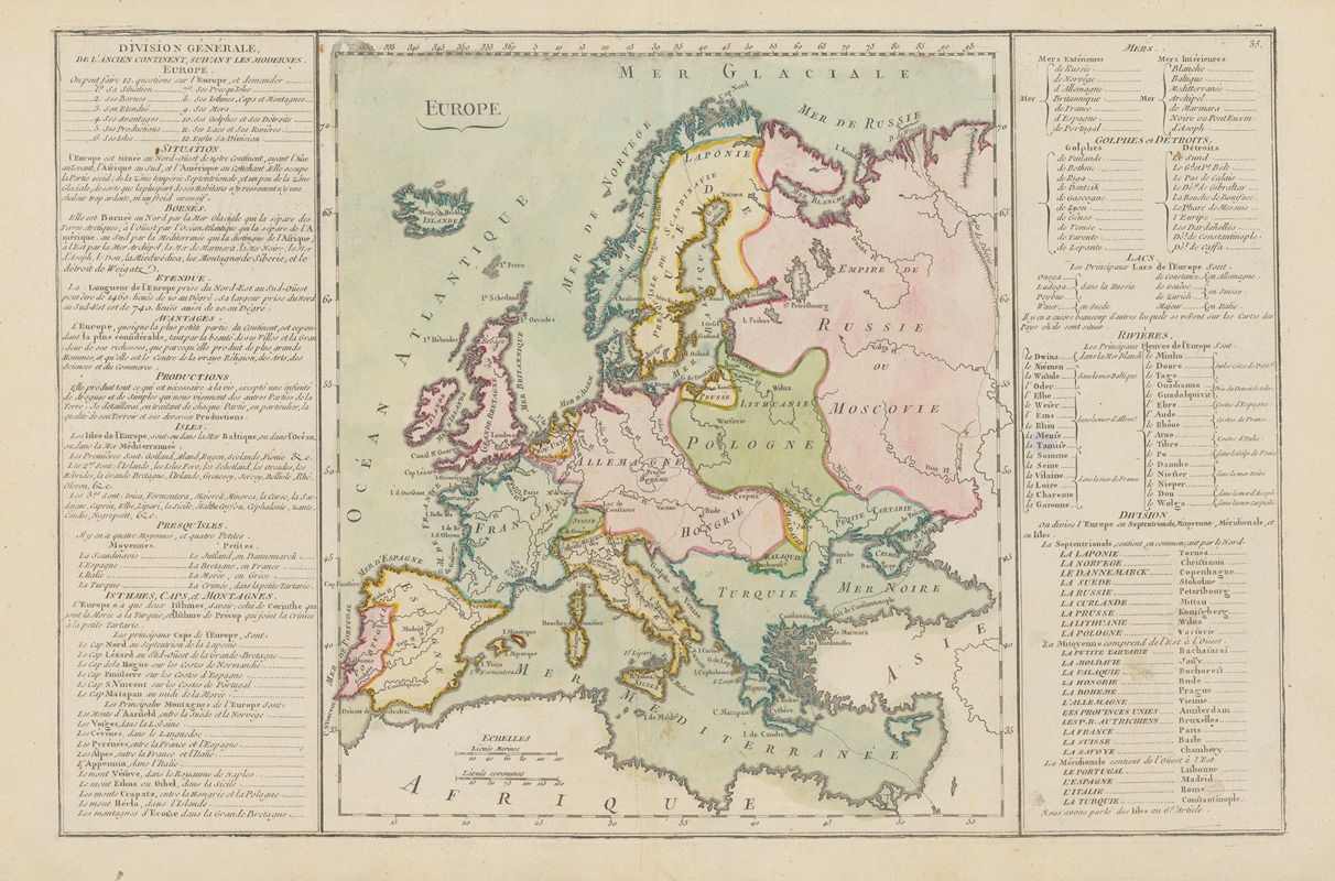 Claude Buy de Mornas - Atlas methodique et elementaire de geographie Pl.26