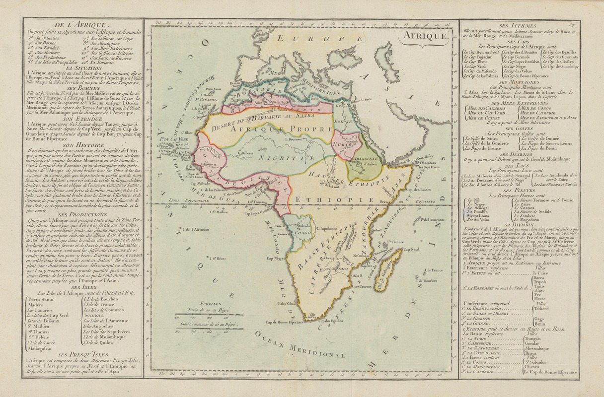 Claude Buy de Mornas - Atlas methodique et elementaire de geographie Pl.28