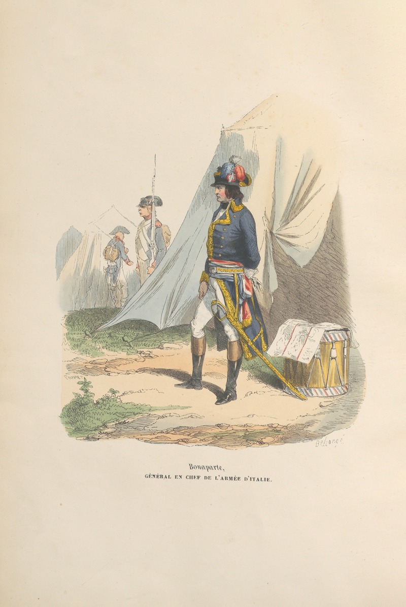 Hippolyte Bellangé - Collection des types de tous les corps et des uniformes militaires de la République et de l’Émpire Pl.01