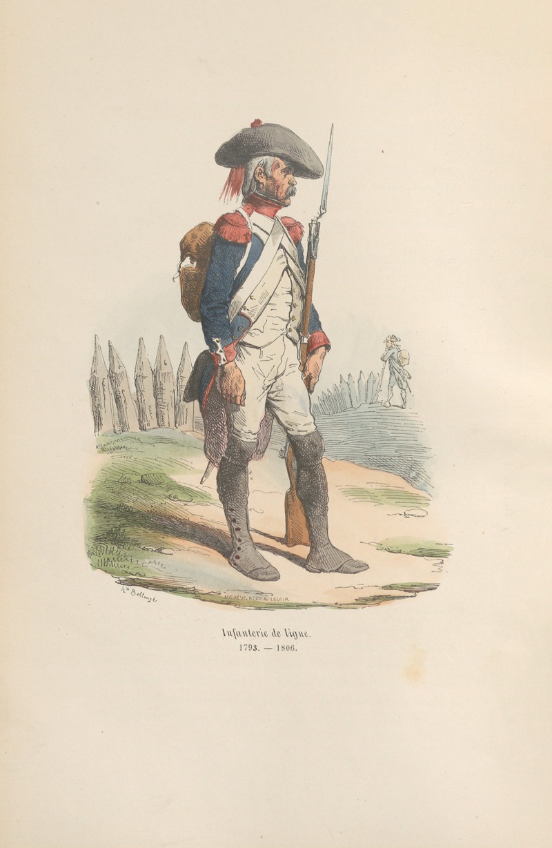 Hippolyte Bellangé - Collection des types de tous les corps et des uniformes militaires de la République et de l’Émpire Pl.04