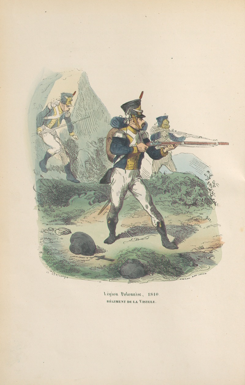 Hippolyte Bellangé - Collection des types de tous les corps et des uniformes militaires de la République et de l’Émpire Pl.09