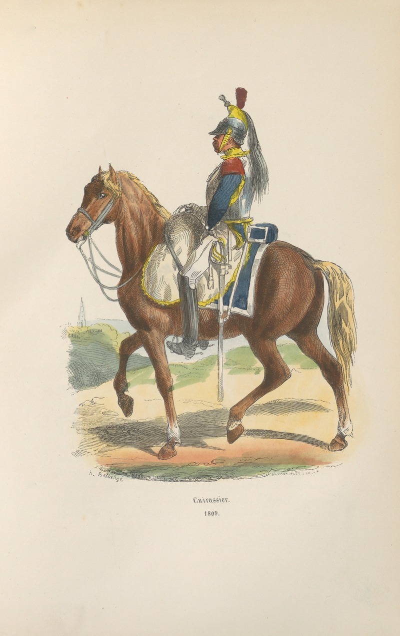 Hippolyte Bellangé - Collection des types de tous les corps et des uniformes militaires de la République et de l’Émpire Pl.13