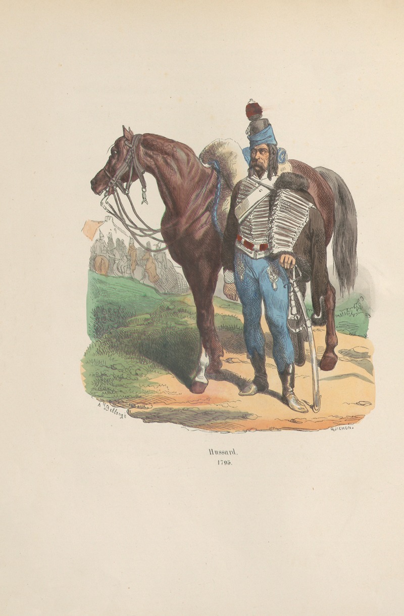 Hippolyte Bellangé - Collection des types de tous les corps et des uniformes militaires de la République et de l’Émpire Pl.16