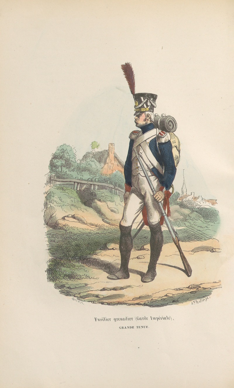 Hippolyte Bellangé - Collection des types de tous les corps et des uniformes militaires de la République et de l’Émpire Pl.27