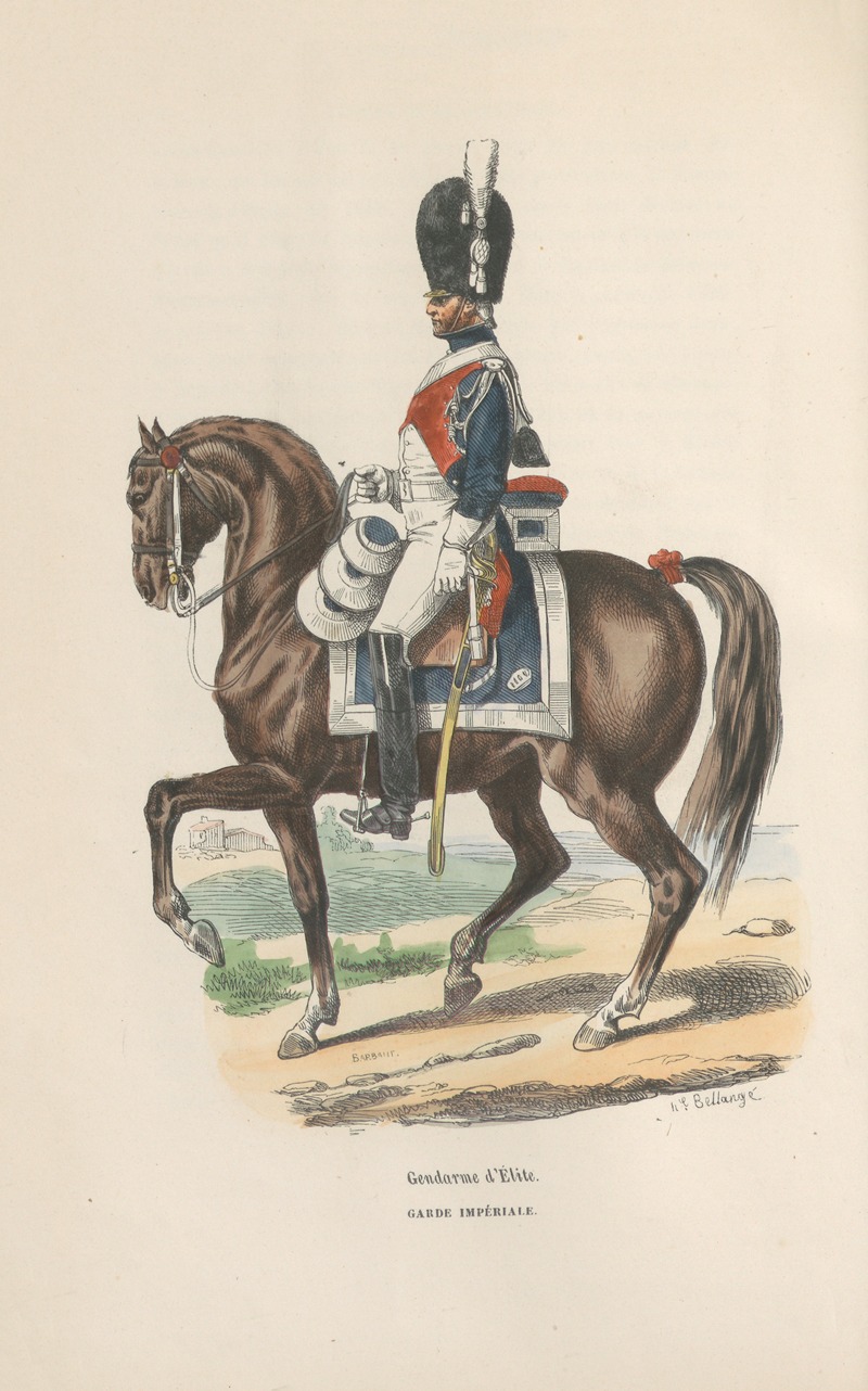 Hippolyte Bellangé - Collection des types de tous les corps et des uniformes militaires de la République et de l’Émpire Pl.31