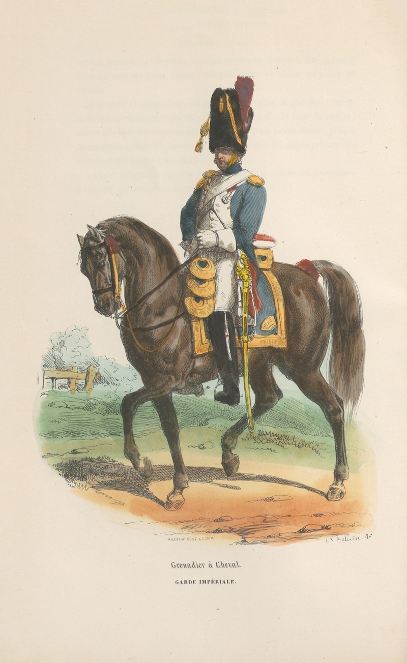 Hippolyte Bellangé - Collection des types de tous les corps et des uniformes militaires de la République et de l’Émpire Pl.32