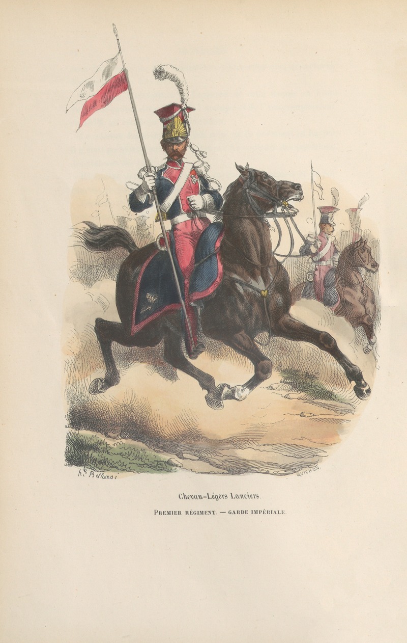 Hippolyte Bellangé - Collection des types de tous les corps et des uniformes militaires de la République et de l’Émpire Pl.35