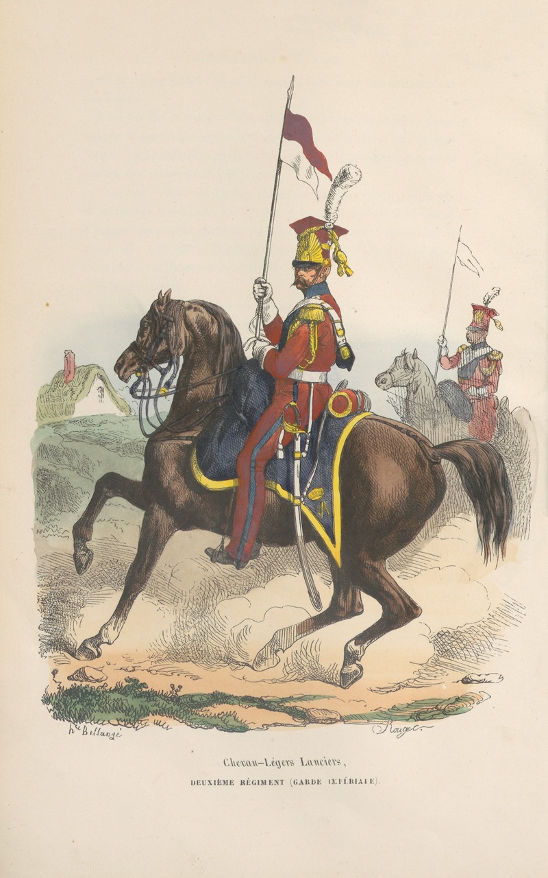 Hippolyte Bellangé - Collection des types de tous les corps et des uniformes militaires de la République et de l’Émpire Pl.36