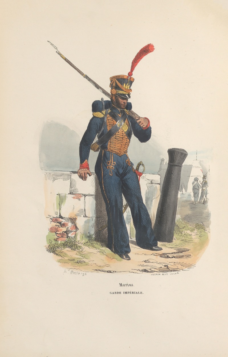 Hippolyte Bellangé - Collection des types de tous les corps et des uniformes militaires de la République et de l’Émpire Pl.41