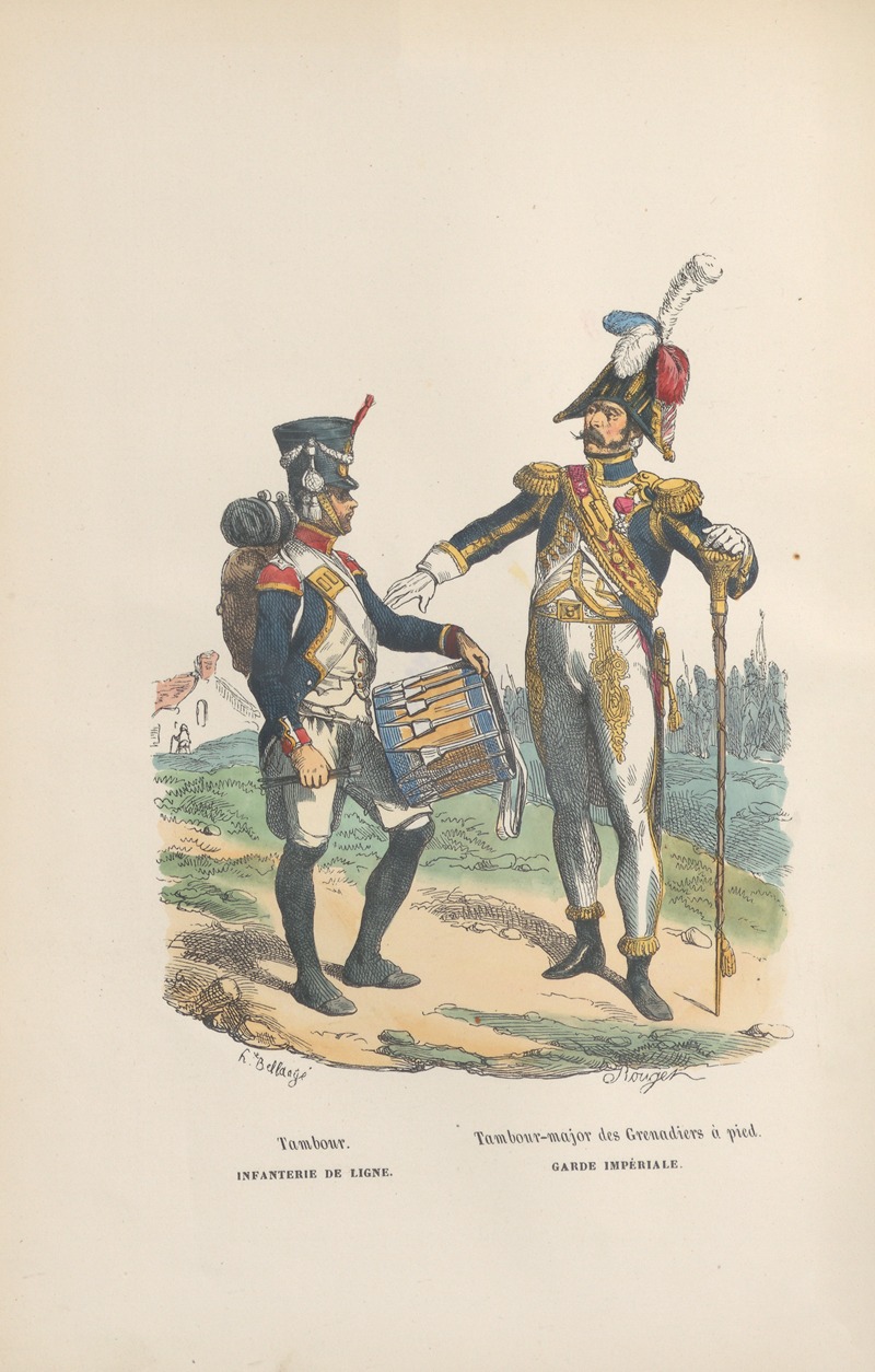 Hippolyte Bellangé - Collection des types de tous les corps et des uniformes militaires de la République et de l’Émpire Pl.43