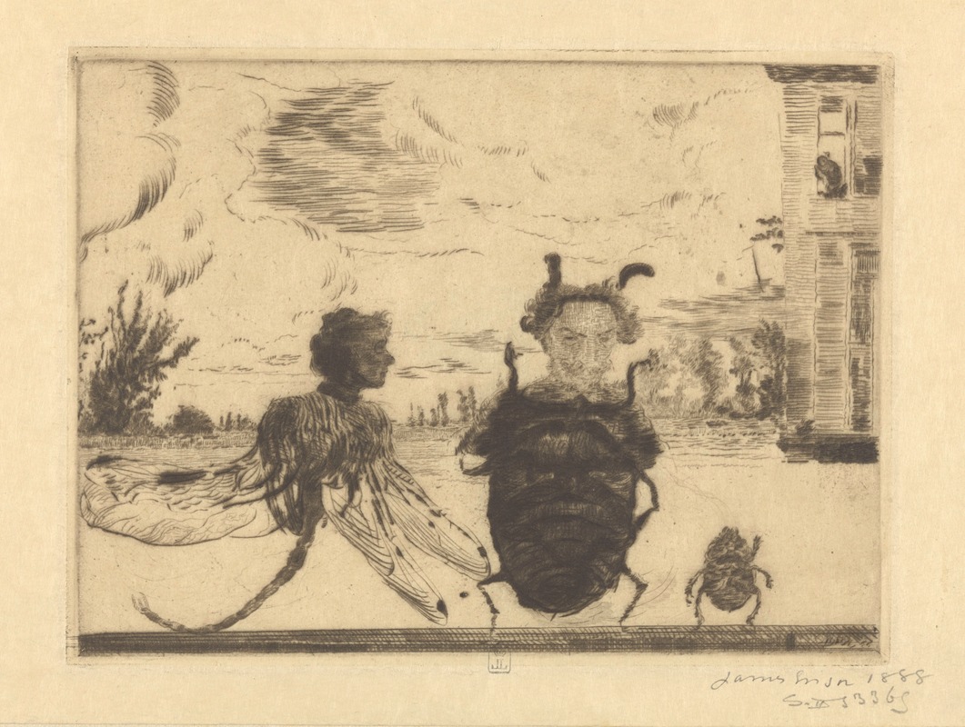 James Ensor - Peculiar Insects