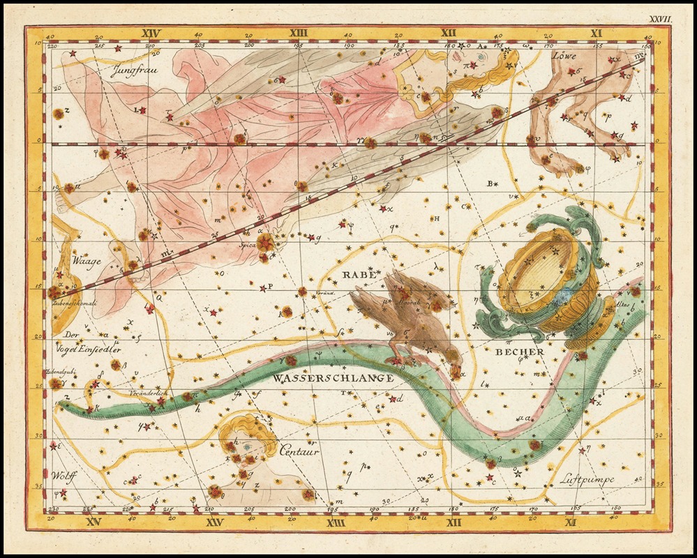 Johann Elert Bode - 27.Wasserschlange, Rabe und Becher