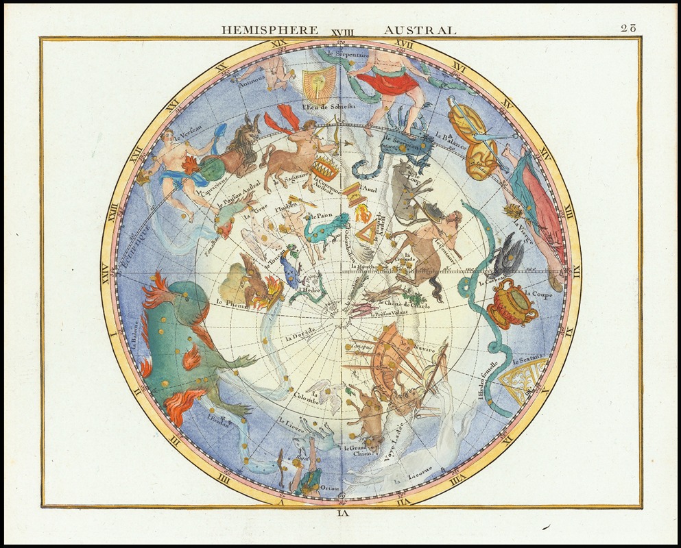 John Flamsteed - Hemisphere Austral