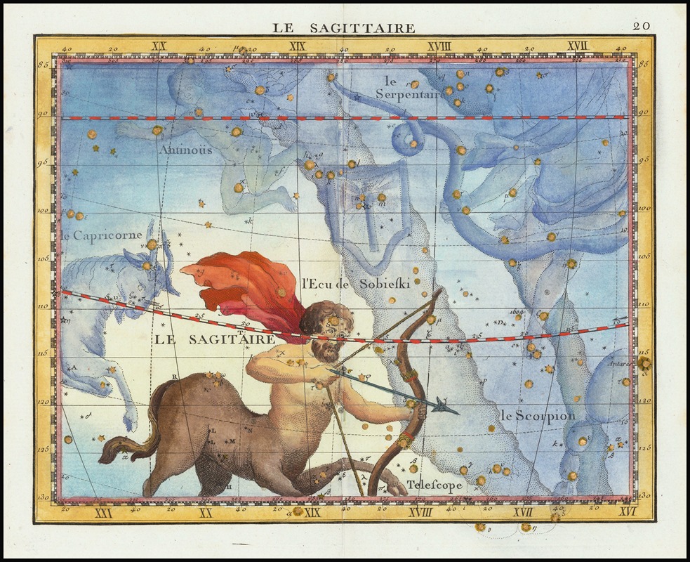 John Flamsteed - La Sagittaire (Sagittarius)