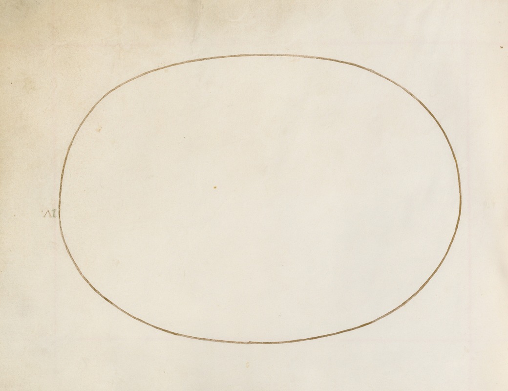 Joris Hoefnagel - Plate 04; Empty Oval