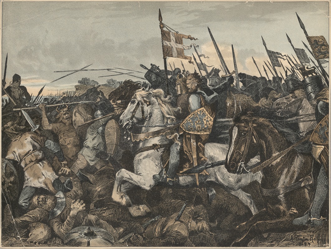 Karl Hansen Reistrup - Volmerslaget (Valdemar’s battle).