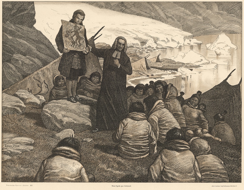 Louis Moe - Hans Egede på Grønland (Hans Egede in Greenland)