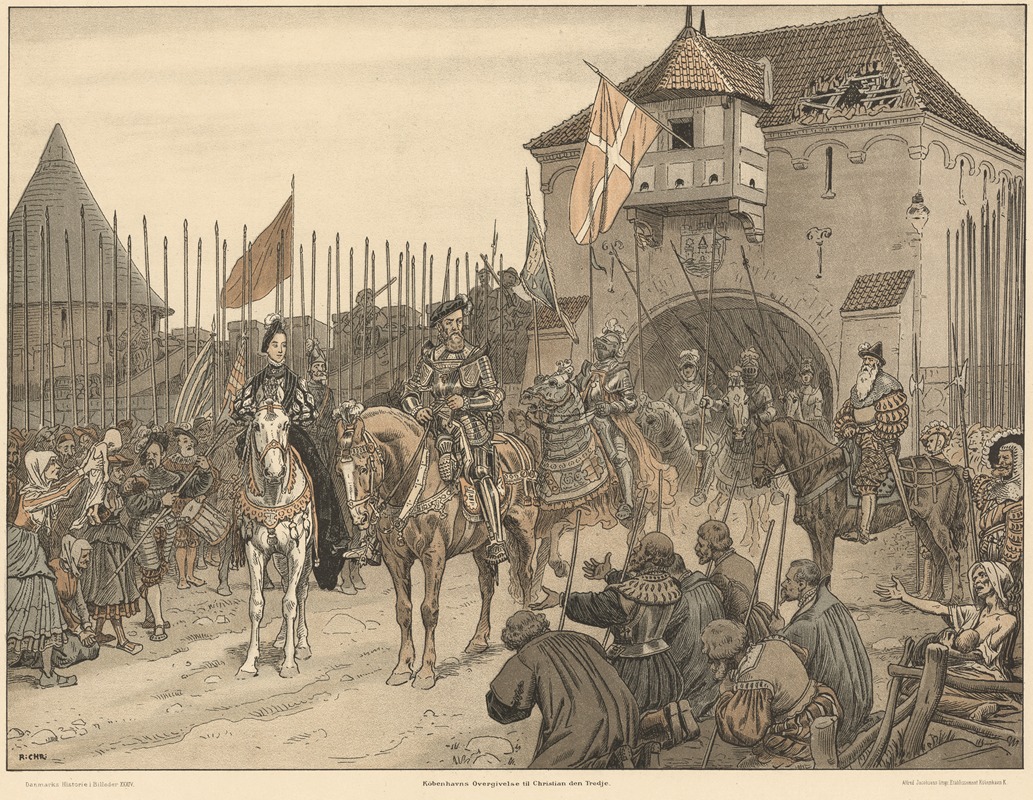 Rasmus Christiansen - Københavns overgivelse til Christian den Tredie (Copenhagen surrenders to Christian III)