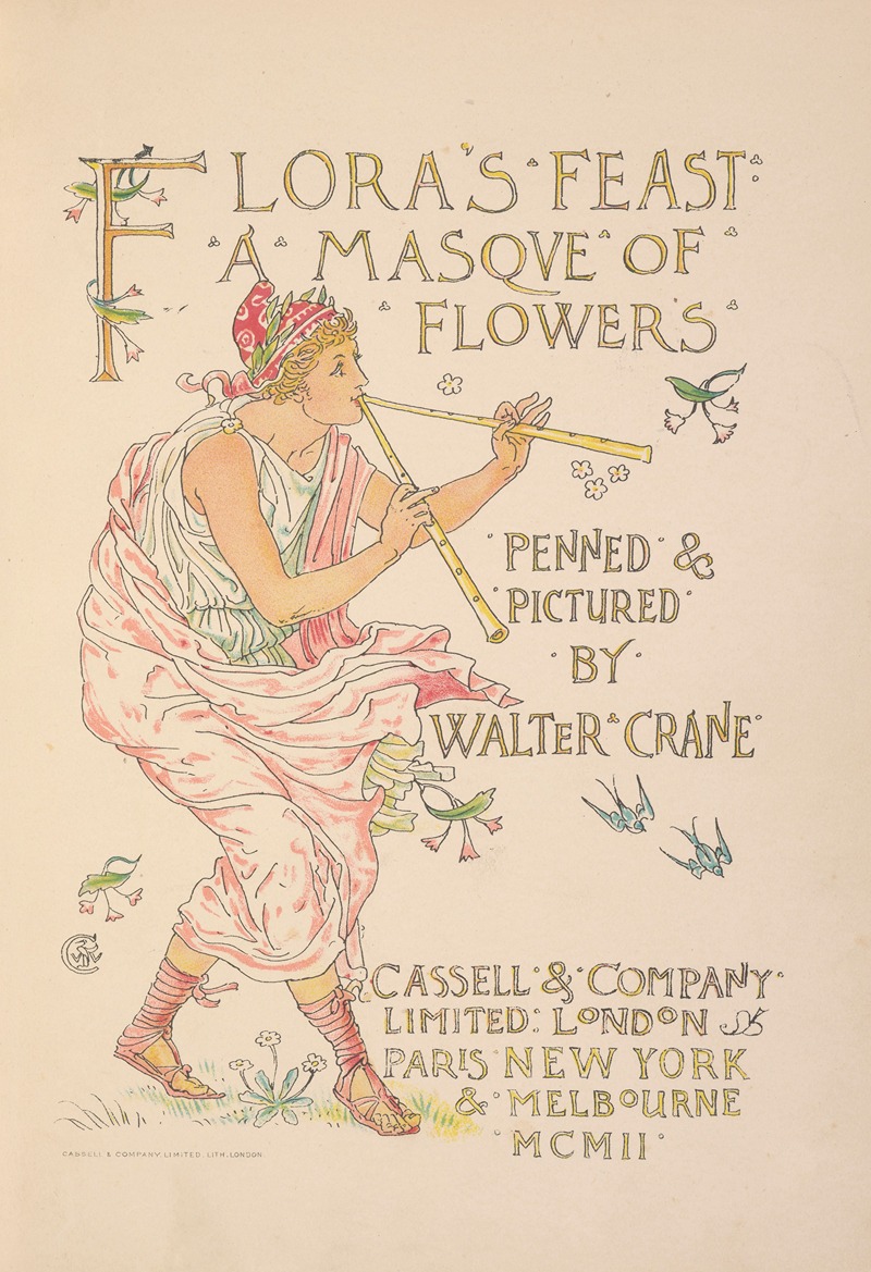 Walter Crane - Flora’s feast; A masque of flowers Pl.01