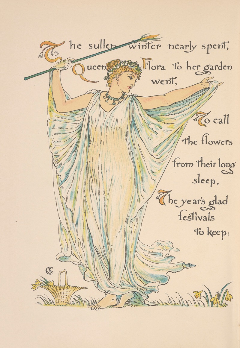 Walter Crane - Flora’s feast; A masque of flowers Pl.02