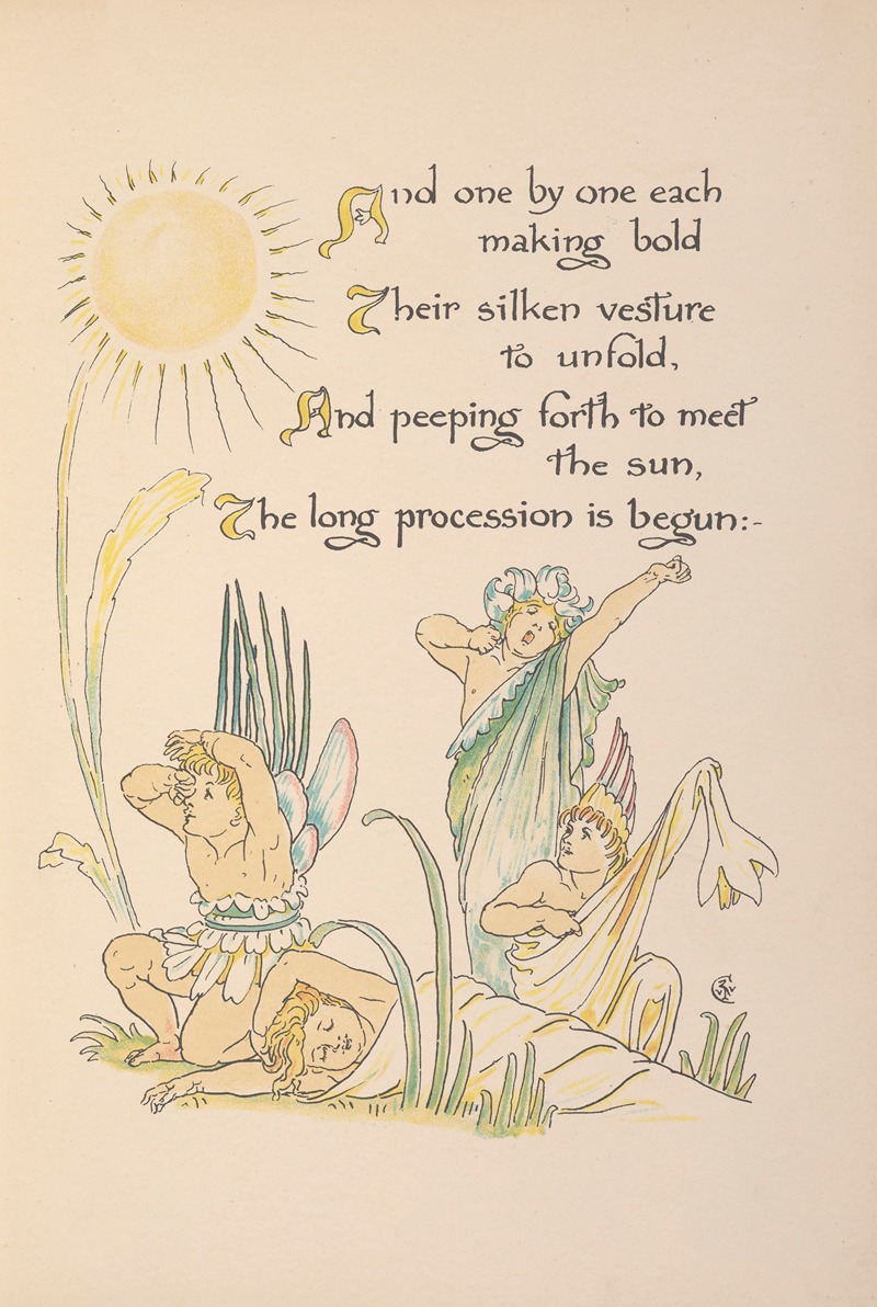 Walter Crane - Flora’s feast; A masque of flowers Pl.03