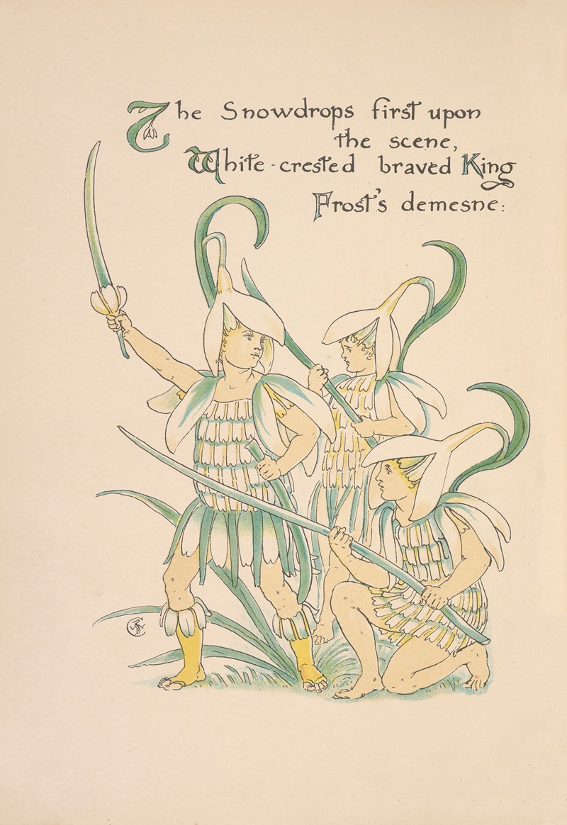 Walter Crane - Flora’s feast; A masque of flowers Pl.04