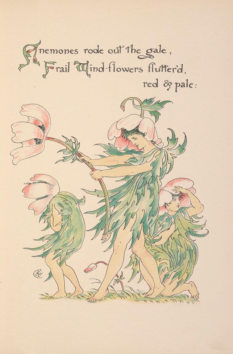 Walter Crane - Flora’s feast; A masque of flowers Pl.07