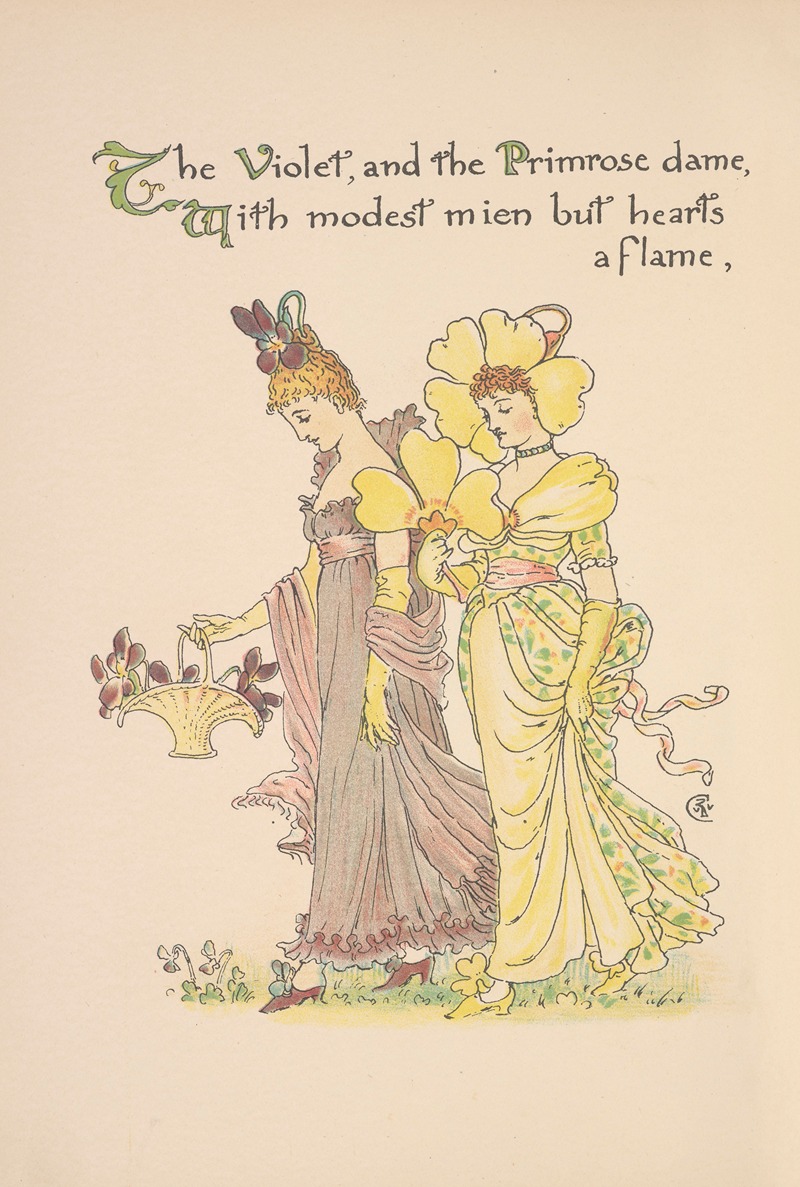 Walter Crane - Flora’s feast; A masque of flowers Pl.08