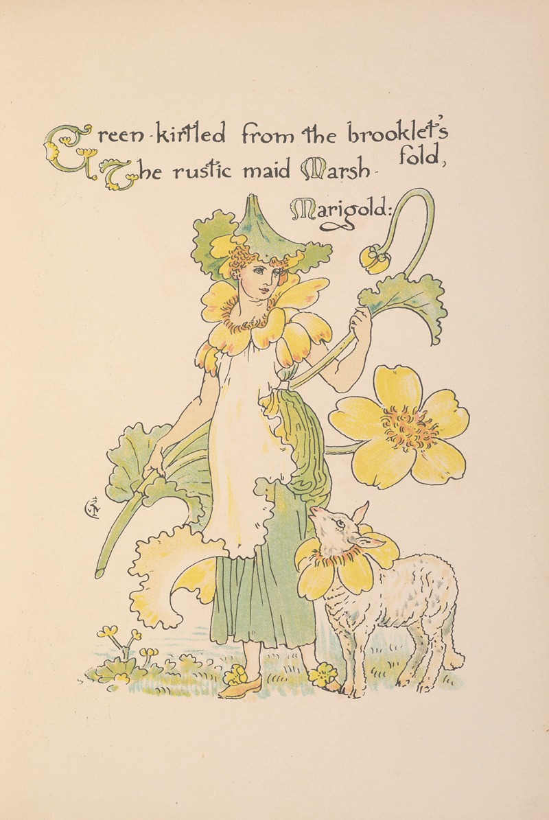 Walter Crane - Flora’s feast; A masque of flowers Pl.09