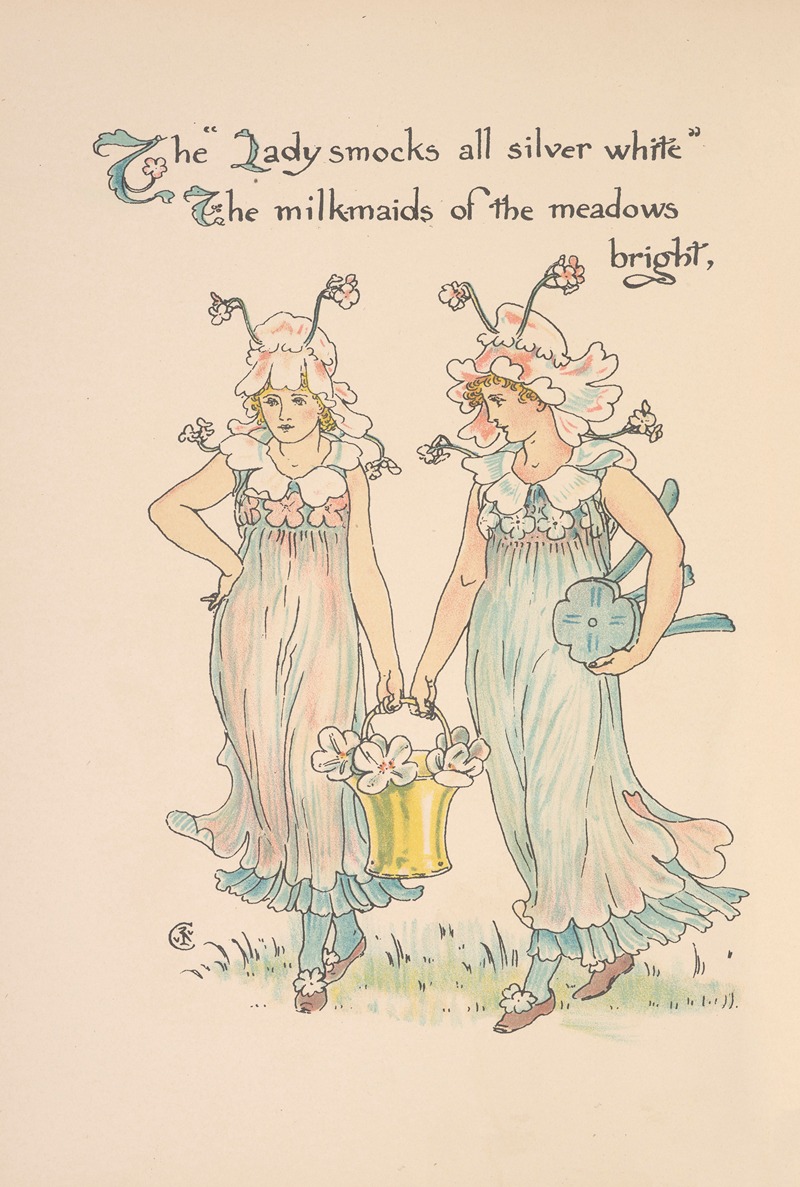 Walter Crane - Flora’s feast; A masque of flowers Pl.10