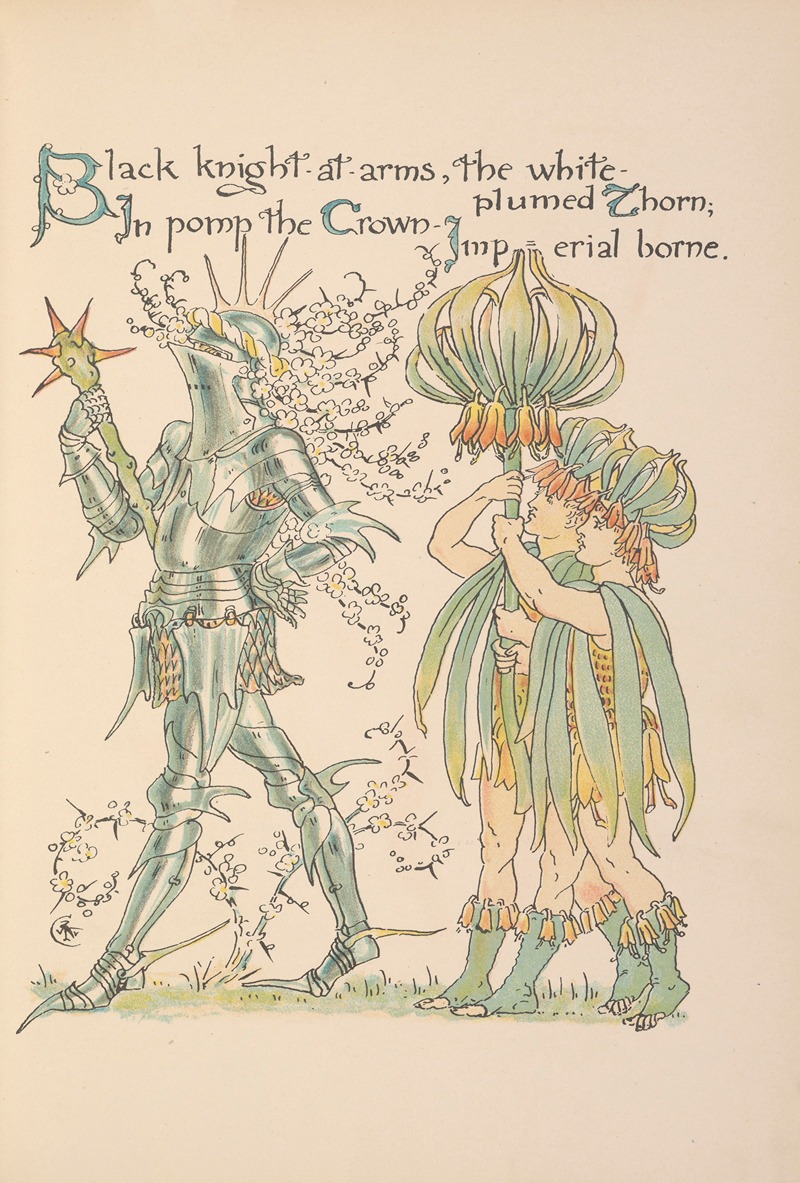 Walter Crane - Flora’s feast; A masque of flowers Pl.13