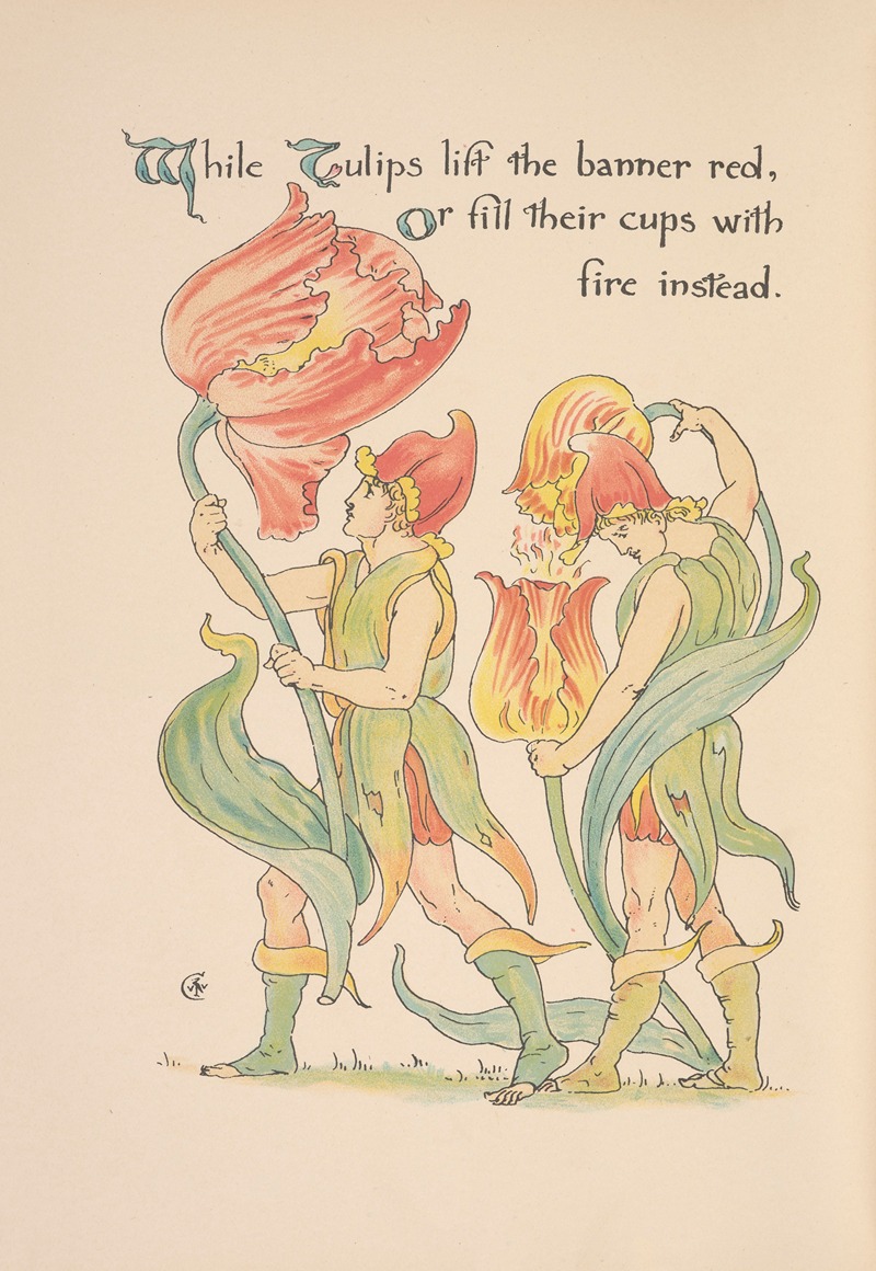 Walter Crane - Flora’s feast; A masque of flowers Pl.14