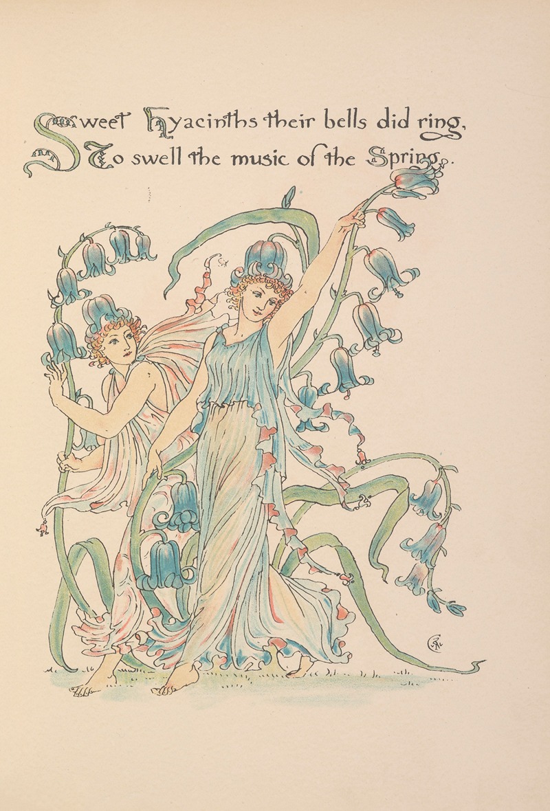 Walter Crane - Flora’s feast; A masque of flowers Pl.15