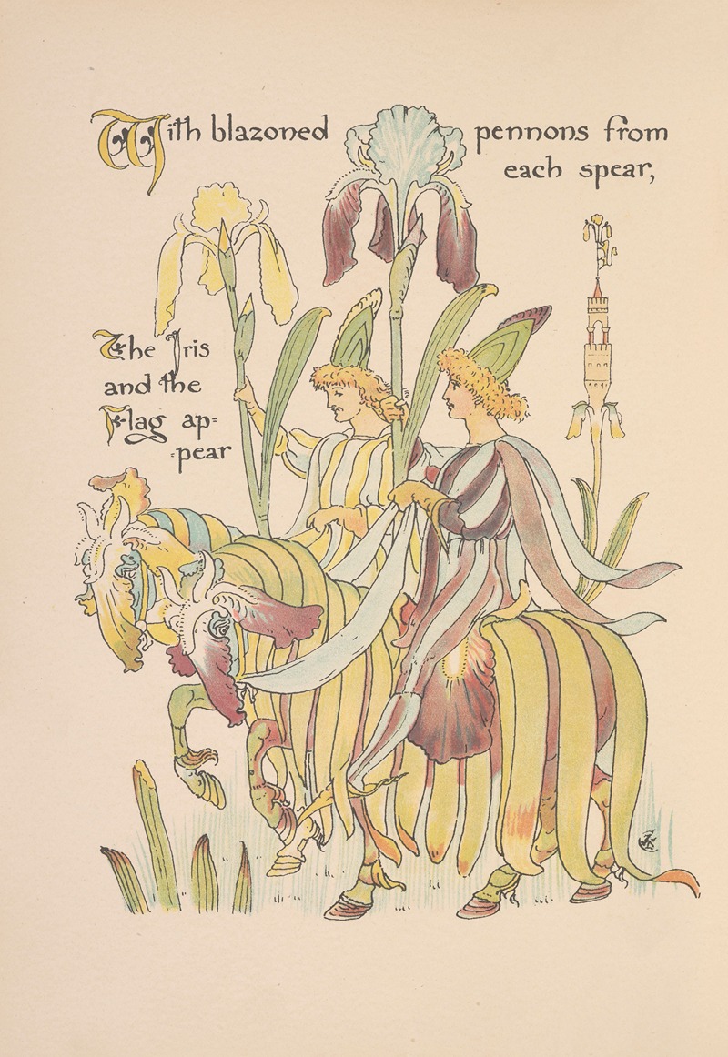 Walter Crane - Flora’s feast; A masque of flowers Pl.16