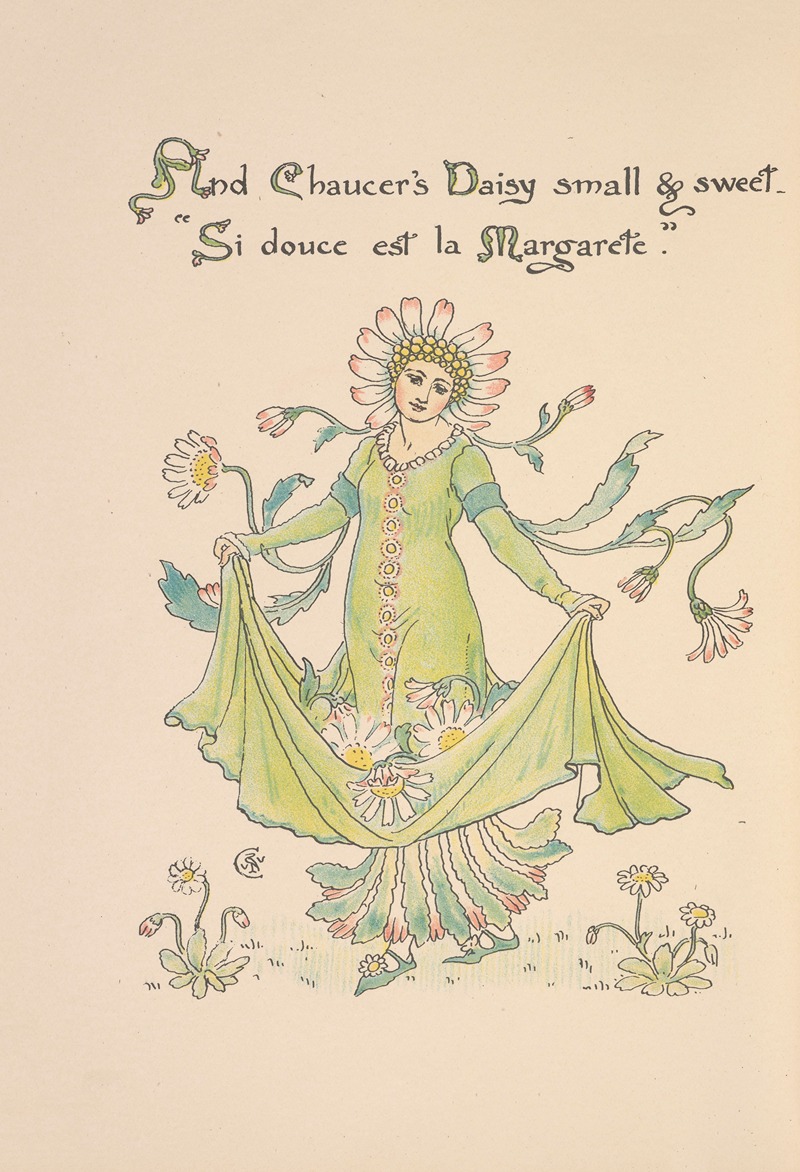 Walter Crane - Flora’s feast; A masque of flowers Pl.18