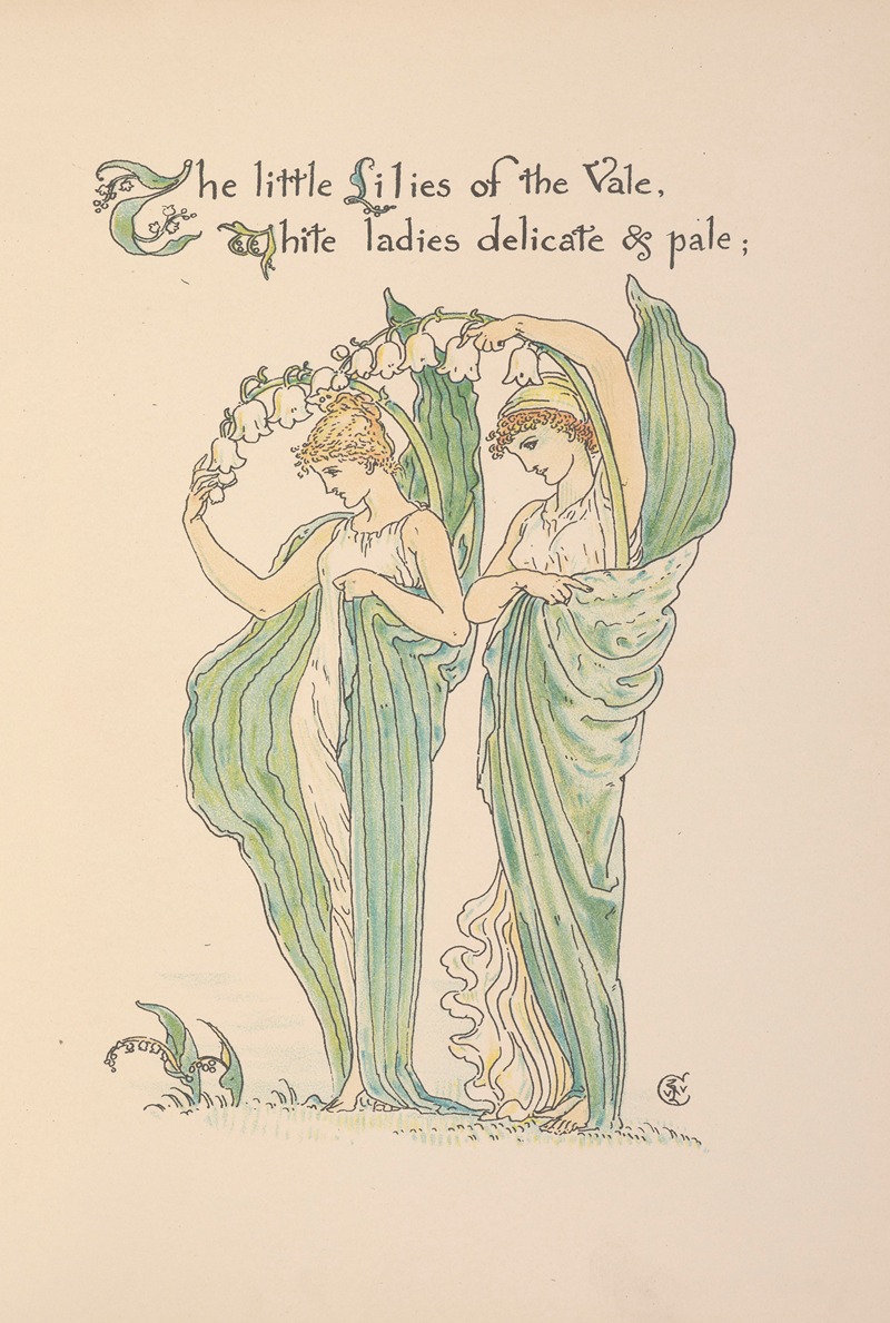 Walter Crane - Flora’s feast; A masque of flowers Pl.19