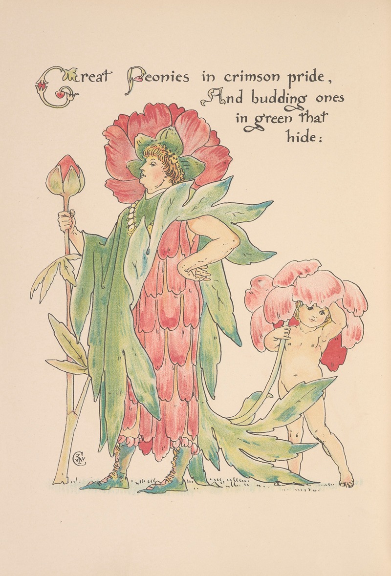 Walter Crane - Flora’s feast; A masque of flowers Pl.20