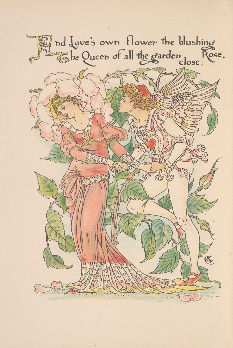 Walter Crane - Flora’s feast; A masque of flowers Pl.22