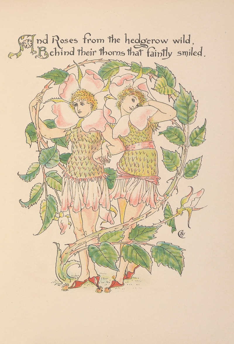 Walter Crane - Flora’s feast; A masque of flowers Pl.23