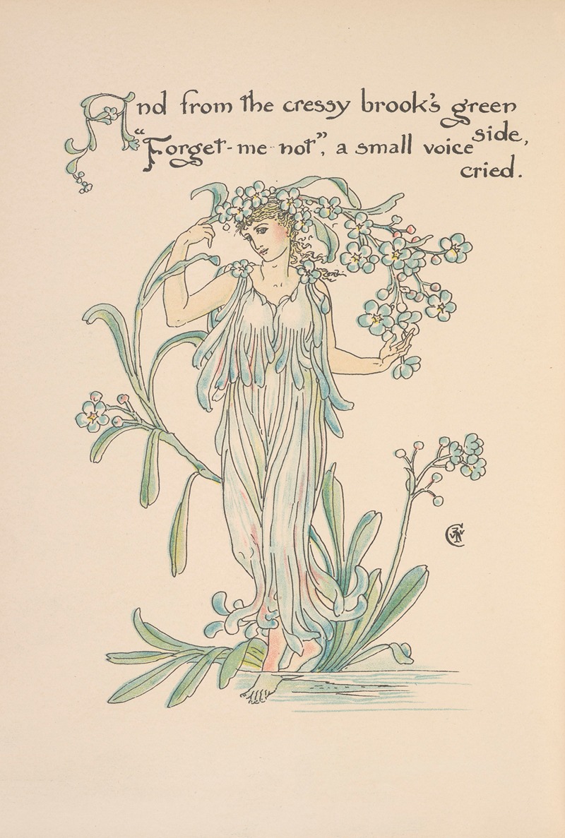 Walter Crane - Flora’s feast; A masque of flowers Pl.24