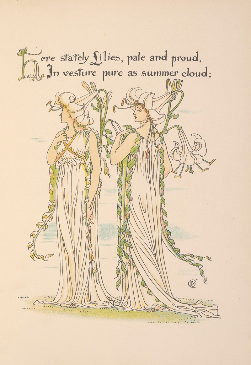 Walter Crane - Flora’s feast; A masque of flowers Pl.25