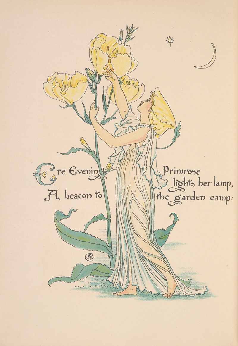 Walter Crane - Flora’s feast; A masque of flowers Pl.28