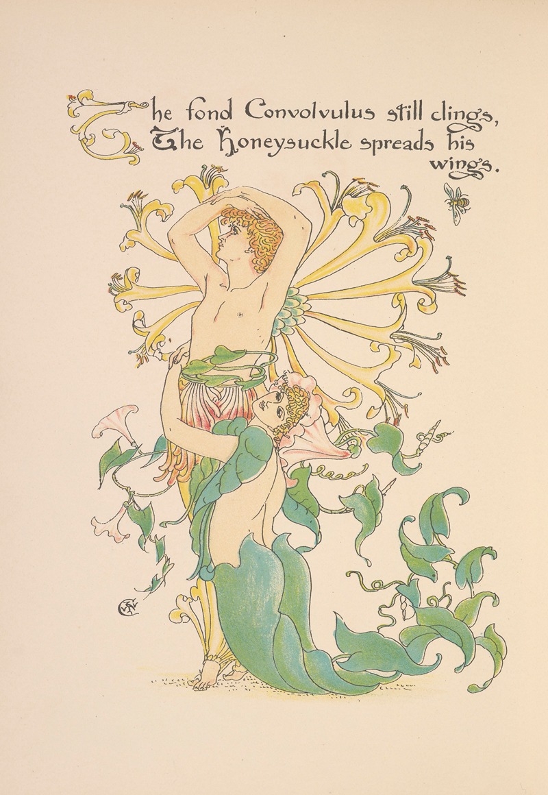 Walter Crane - Flora’s feast; A masque of flowers Pl.30