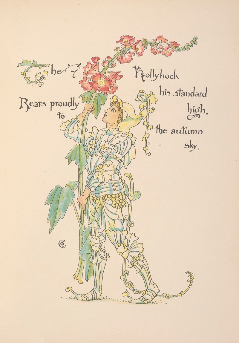 Walter Crane - Flora’s feast; A masque of flowers Pl.31