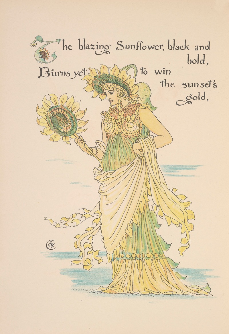 Walter Crane - Flora’s feast; A masque of flowers Pl.32