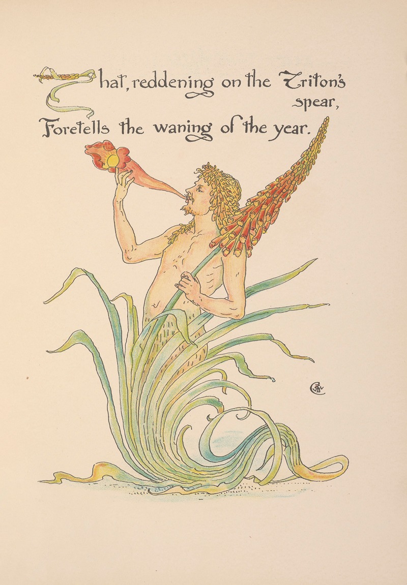 Walter Crane - Flora’s feast; A masque of flowers Pl.33