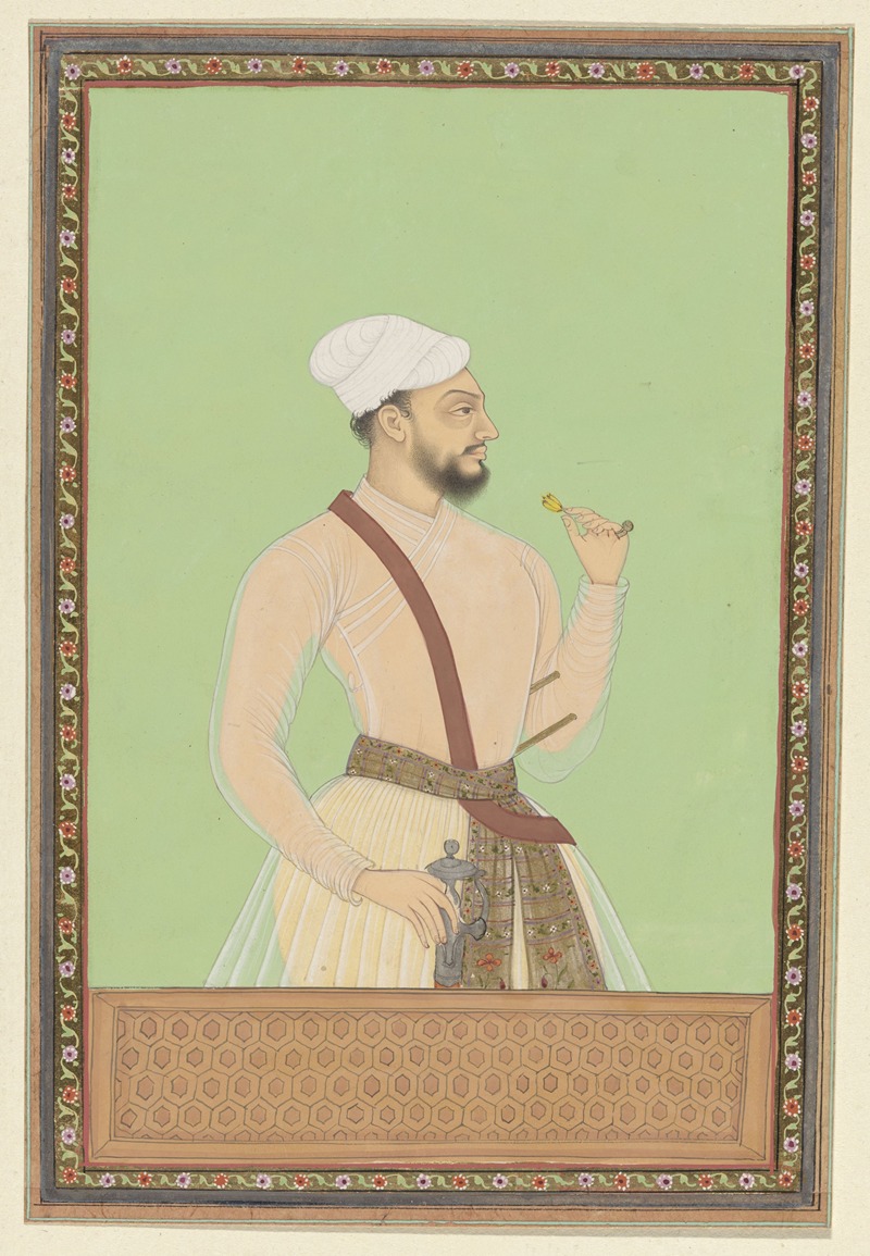 Anonymous - Portret van Abd al-Aziz, broer van Bahlul-Khan, die vizier van Sultan Abul Hasan is